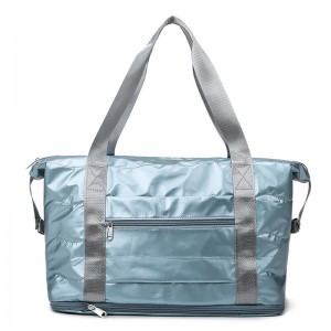 OMASKA 388# Custom Logo Waterproof gym duffel bag with trolley bar belt