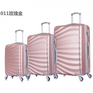 OMASKA HARD LUGGAGE MANUFACTURE 011# 3PCS SET ABS LUGGAGE FACTORY WHOLESALE NICE QUALITY SUPPLIER
