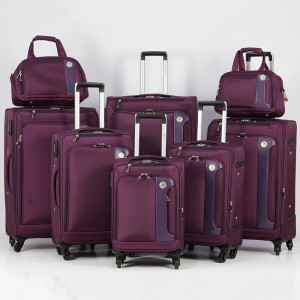 Omaska ​​Luggage Factory 8051# Oem Odm ប្ដូររូបសញ្ញាតាមបំណង 8pcs Set Trolley Luggage Bags
