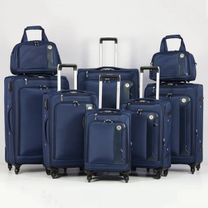 Omaska Luggage Factory 8051# Oem Odm Customize Logo 8pcs Set Trolley Luggage Bags