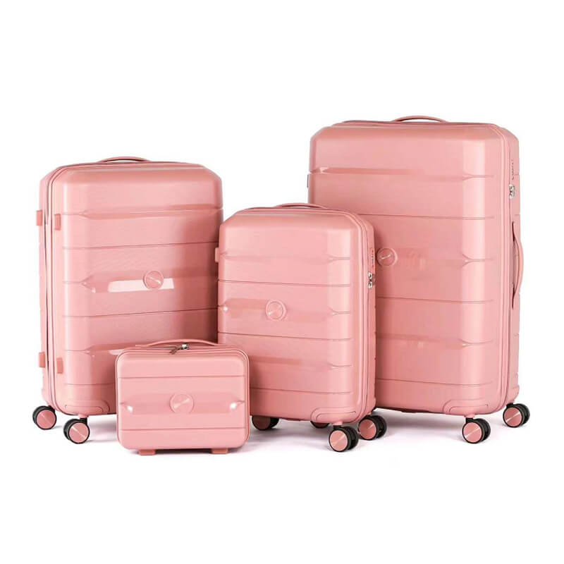 Best Price for Trolley Luggage Set - OMASKA PP LUGGAGE 4PCS SET PP MATERIAL ALUMINUM TROLLEY INBUILT LOCK MATCHING COLOR DOUBLE WHEEL HIGH QUALITY LUGGAGE PP – Omaska