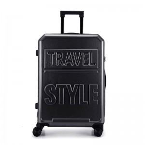 20 inch 24 inch student men and women ins box luggage trolley case zipper boarding case Luggage Set Factories