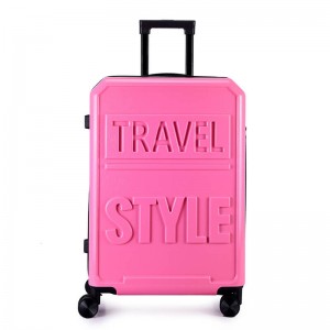 20 inch 24 inch student men and women ins box luggage trolley case zipper boarding case Luggage Set Factories