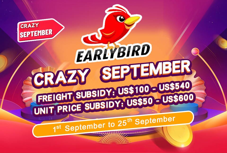 CRAZY EARLY BIRD PROMOTION