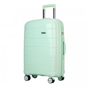 PP מזוודות BAIGOU FACTORY 882# סט 3 יחידות 20 24 28 אינצ' גלגל כפול תואם צבע עגלת מזוודות