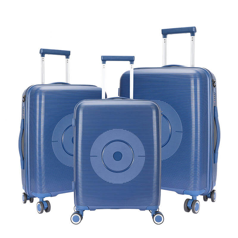 ពេលវេលានាំមុខខ្លីសម្រាប់ឈុតកាបូបដាក់ឥវ៉ាន់រទេះរុញ - លក់ដុំ 20 24 28 អ៊ីង PP Material Travel Trolley Luggage Sets - Omaska