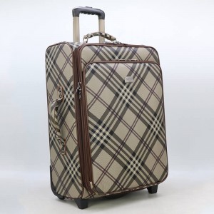 पु चमड़े का सामान सेट 5021ए 4पीसी सेट अफ्रीका बाजार दो पहिया भारी यात्रा सामान सूटकेस