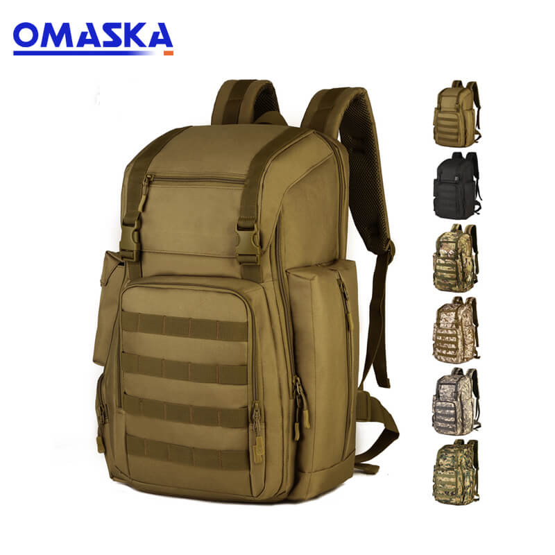 2021 New Style  Tactical Camouflage Backpack  - 40 liter backpack outdoor tactical backpack mountaineering bag camouflage computer bag with shoe warehouse backpack military – Omaska