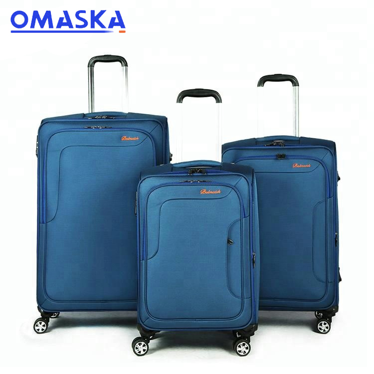 Wholesale 4 Wheel Suitcase - Soft sided carry on luggage with wheels – Omaska