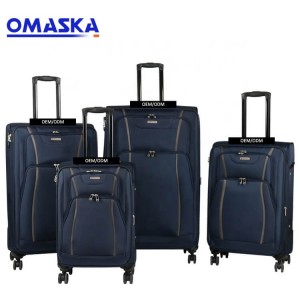 Trolley valiz OMASKA 7080B 20 24 28 32 pous 4 PCS mete spinner wou koutim logo