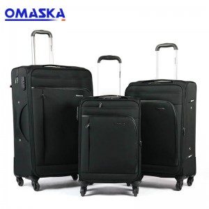 Fast delivery Soft Suitcase - 2020 OMASKA new 3pcs set soft luggage sets custom suitcase – Omaska
