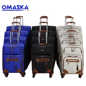 Hot-selling Travel Trolley Suitcase - 4pcs set 20″24″28″32″ custom design luggage factory wholesale custom luggage bag – Omaska