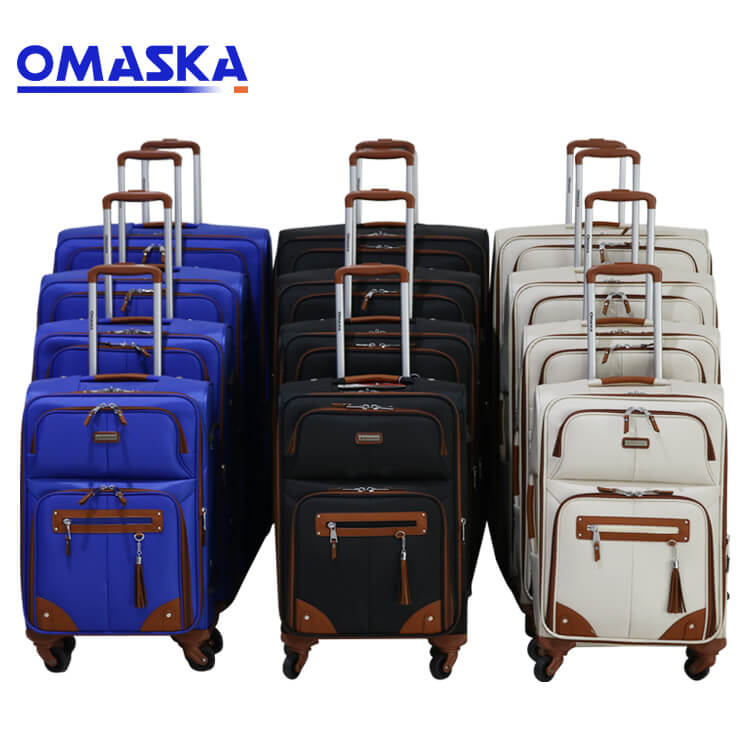 Factory making Fashion Luggage Set - 4pcs set 20″24″28″32″ custom design luggage factory wholesale custom luggage bag – Omaska