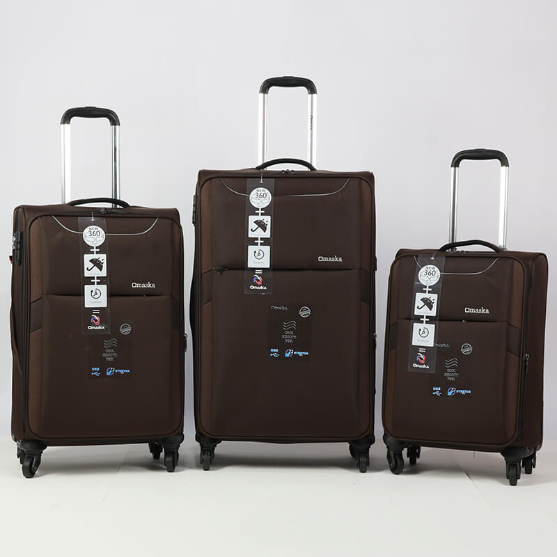Borse per bagagli da viaggio fornite in fabbrica - Set da 3 pezzi con ruota girevole in nylon personalizzato mala de viagem - Omaska
