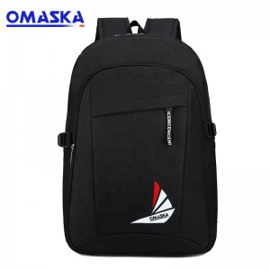 OMASKA 2019 Wholesale custom logo laptop computer business travel backpack for men