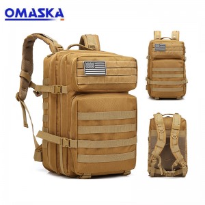 backpack teithio milwrol awyr agored 45 litr backpack
