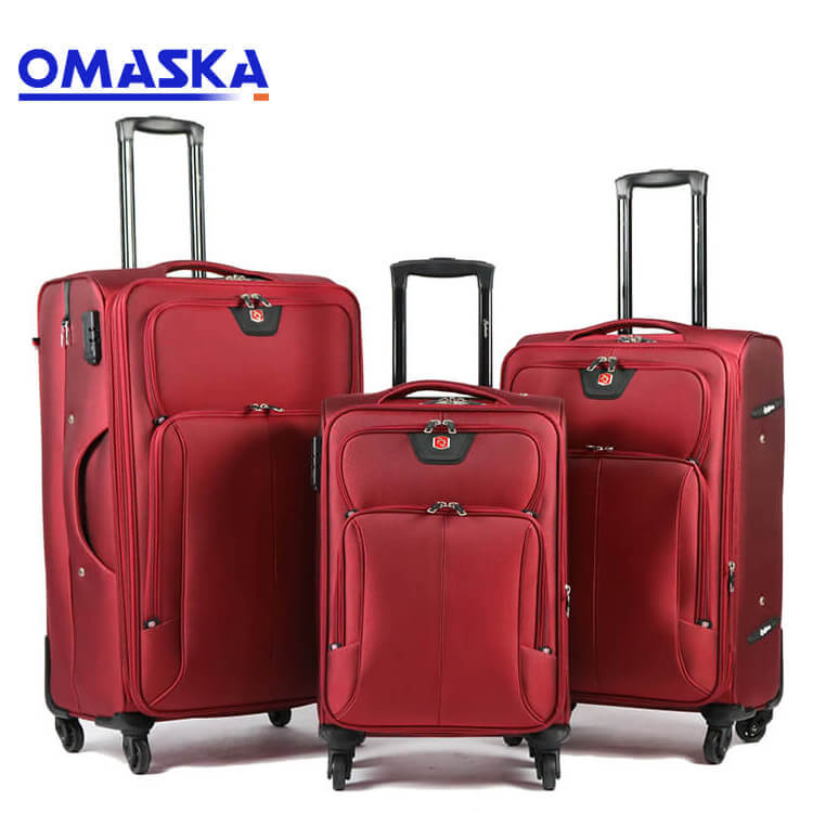 प्रोमोशनल ट्रॉली बैग के लिए हॉट सेलिंग - ओमास्का सूटकेस सामान 2020 नया 3 पीसी सेट सॉफ्ट नायलॉन स्पिनर सूटकेस सेट - ओमास्का