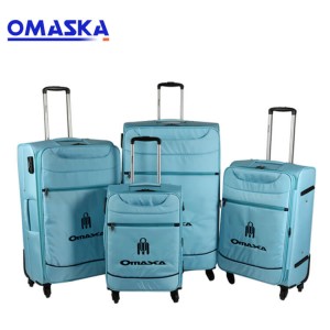 4 pcs set 20″24″28″32″ Omaska ​​brand sikat na factory customize logo luggage wholesale