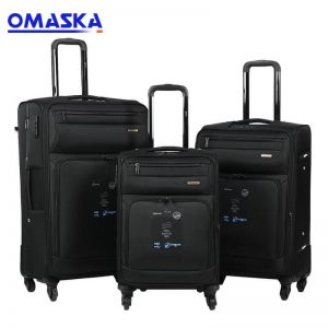 One of Hottest for Hard Suitcase Set - OMASKA luggage factory 8085# 3PCS set 20″24″28″ soft OEM/ODM Travel Suitcase – Omaska
