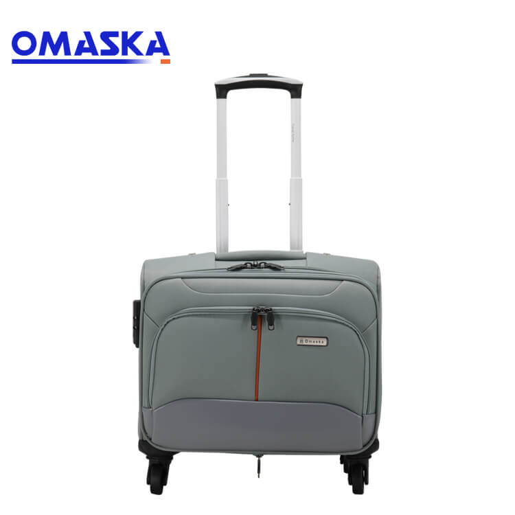 Super Lowest Price Can Ride Smart Suitcase - 13″ spinner wheel aluminum trolley for pilot bag custom logo wholesale trolley pilot flight bag – Omaska