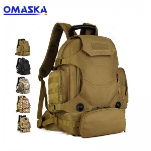 40 liters outdoor three-purpose combination backpack riding waist bag fashion city rucksack multi-functional tactical backpack