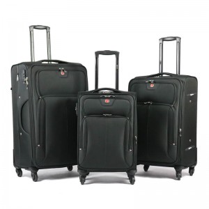 OMASKA kufr zavazadla 2020 nový 3dílný set měkký nylonový spinner kufrový set