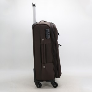 6 pezas 18" 20" 22" 25" 28" 30 "conxunto de maleta de coiro con carro de viaxe