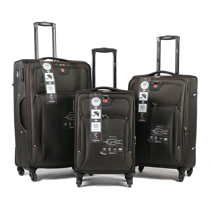 China Nieuw product Carry On Trolley Bags - OMASKA kofferbagage 2020 nieuwe 3-delige set zachte nylon spinner kofferset - Omaska