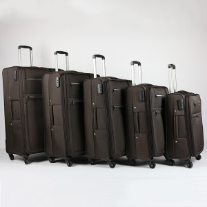 6 stuks 18” 20″ 22” 25″ 28” 30″ reiswagen bagage lederen kofferset