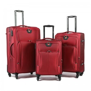 OMASKA bavul bagajı 2020 yeni 3 adet set yumuşak naylon dönücü bavul seti