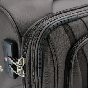 Fábrica de bolsas de viaxe OMASKA, conxunto de 3 unidades de 20″24″28″ de nylon suave por xunto, maleta de equipaxe de viaxe personalizada