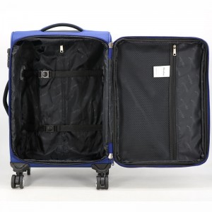 3 pcs set customize logo nylon TSA lock spinner wheel aluminum trolley luggage trolley bags travel