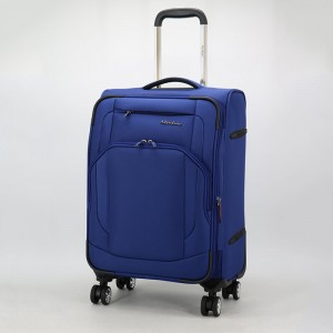 Комплет од 3 парчиња приспособете го логото најлон TSA заклучување тркало за центрифугирање алуминиумска количка за багаж торби за количка патување
