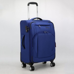 Комплект от 3 бр. персонализирайте логото найлон TSA заключване въртящо се колело алуминиева количка за багаж количка чанти за пътуване