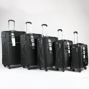 OMASKA 5PCS seta lebili le ntšitsoeng bonolo wholesale Travel Luggage