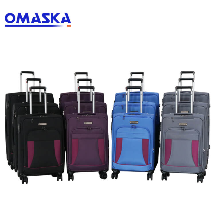 Factory Free sample Small Suit Case - 3pcs set 20″24″28″ luggage trolley set spinner wheel nice quality custom logo wholesale luggage sets – Omaska