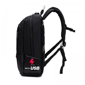 Online Canton Fair Waterproof Smart USB mochilas kontra s-serq tan-negozju laptop backpack