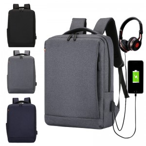 Canton Fair New style travel business laptop oxford school backpack with usb port