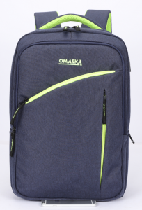 China New Product   Backpack Bag Waterproof  - OMASKA LEISURE PORTABLE  BACKPACK USB BUSINESS CUSTOM STUDENT SCHOOLBAGS 230401# – Omaska