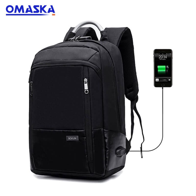 Factory wholesale  Mom Backpack  - Online Canton Fair Waterproof  Smart  Usb school mochilas anti theft business laptop backpack – Omaska