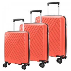 PP luggage Men Travelling 3 PCS Set 20 24 28 Inch Custom Trolley Bags