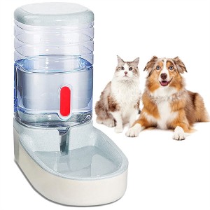 Feeder jeung Dispenser Cai Otomatis Feeder piaraan pikeun Anjing Ucing Pets