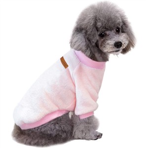 Lag luam wholesale Puppy Sweater Mos Thickening Lub caij ntuj no Tsiaj Shirt Dog khaub ncaws