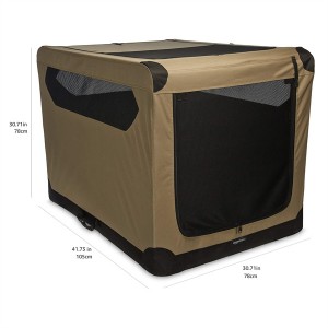 Wholesale Portable Folding Soft Pet Cages Kufamba Imbwa Crate Kennel