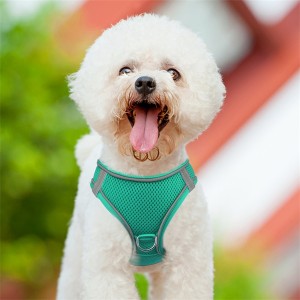Custom na Soft Neoprene Padded Breathable Nylon Reflective Dog Collar