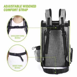 Expandable Breathable Mesh Pet Dog Carrier Backpack for Small Pets