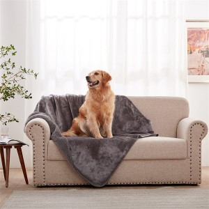Wholesale Custom Waterproof Dog Blanket Pet Throw para sa Bed Sofa Car