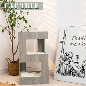 Engros Modern Cat Tree Multi Level Romslig Abbor Cat Tower