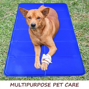 Grosir Pet Dog Self Cooling Mat Pad untuk Peti Kandang dan Tempat Tidur