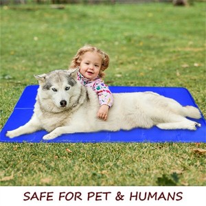 I-Wholesale Pet Dog Self Cooling Mat Pad yamaKennels Amakhreyithi kanye Nemibhede